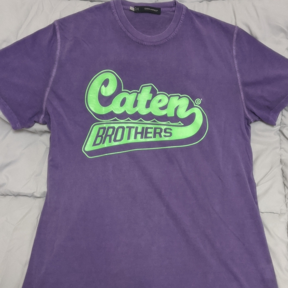 Dsquared2 "Caten Brothers" little league style t-shirt